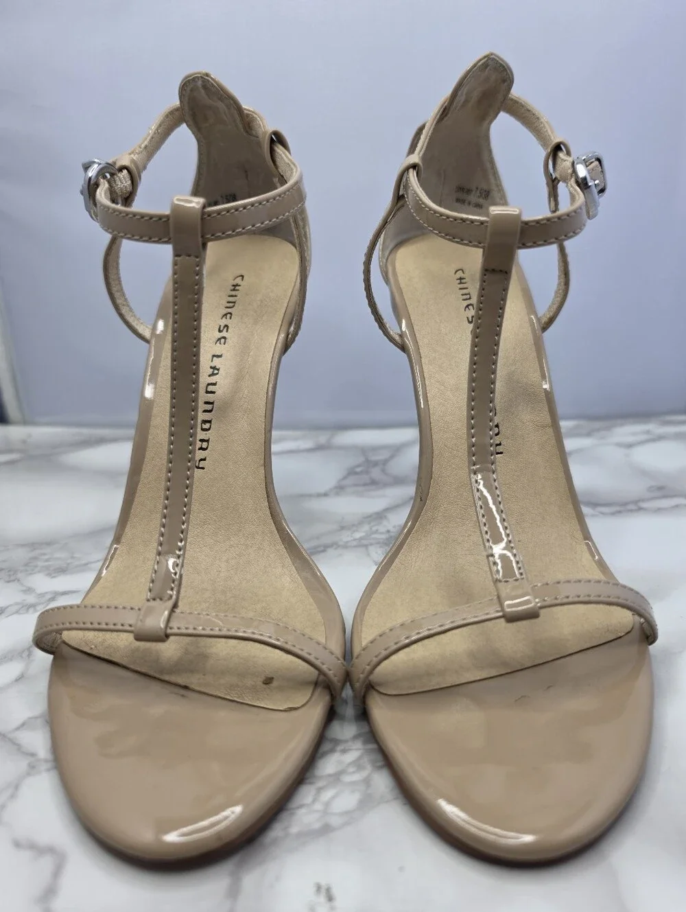Chinese Laundry Leo patent nude Heels